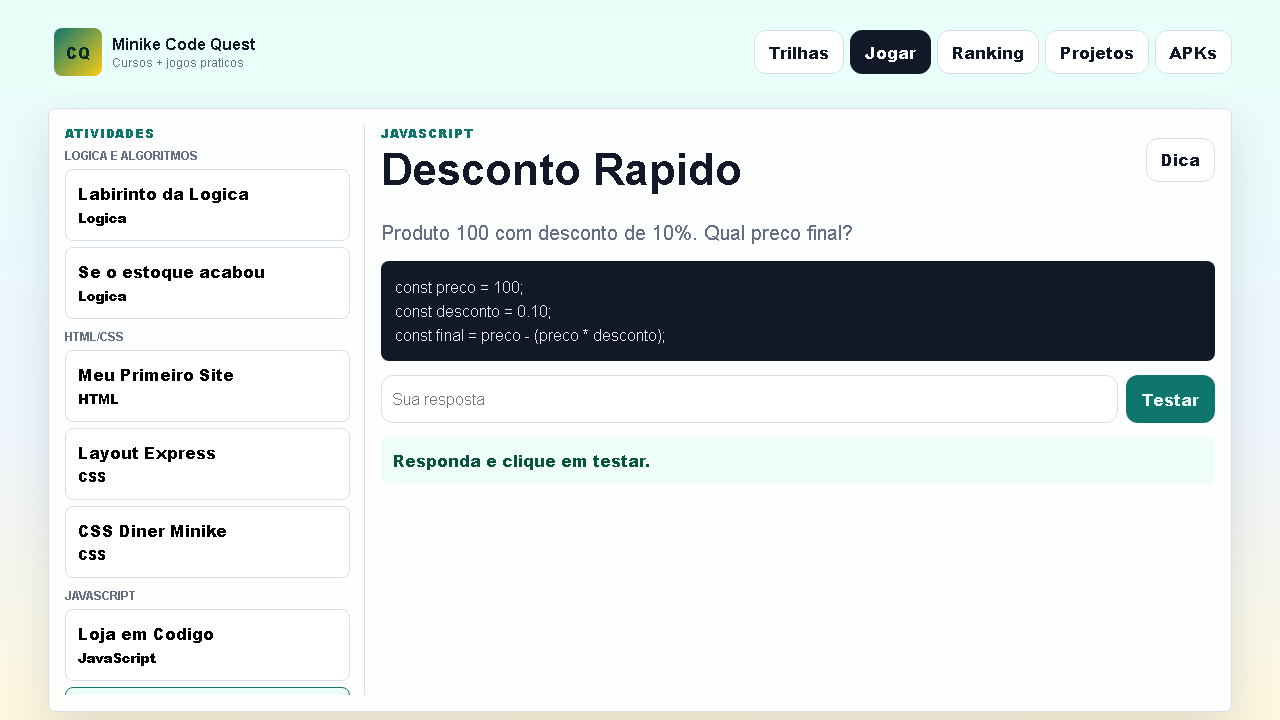 Desconto Rapido